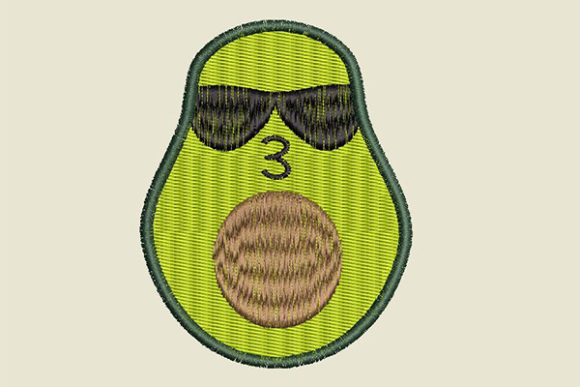 Avocado Kiss Embroidery Design Review for Craft Fair Sellers