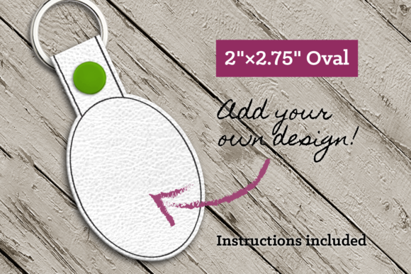 Blank Oval ITH Key Fob: A Designer's Review