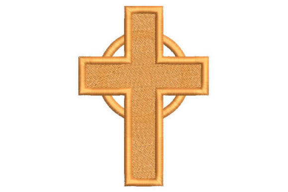 Decorated Cross: A Religious Embroidery Design for Thoughtful Gifts
