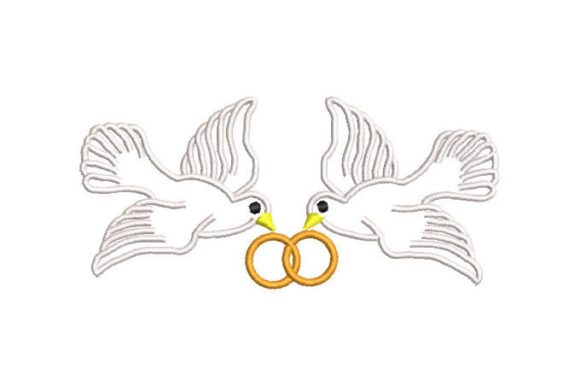 Doves with Wedding Rings: A Seasonal Embroidery Designer Review