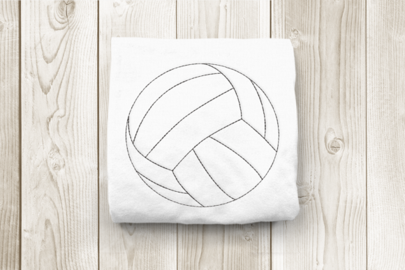 Linework Volleyball: A Sporty Stitch for Thoughtful Gifts