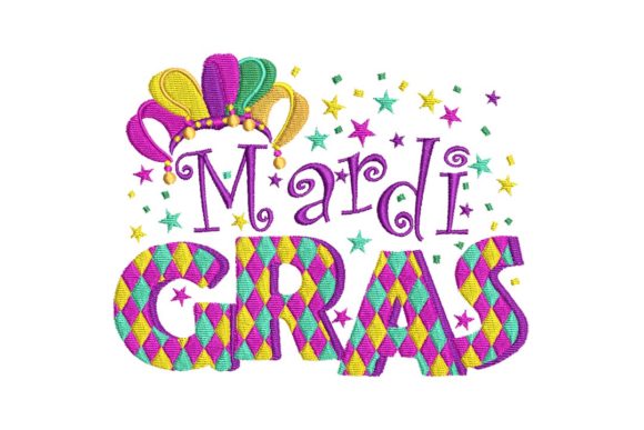 Mardi Gras Banner Embroidery Review for Boutique Apparel