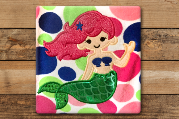 Mermaid Applique Embroidery Design Review