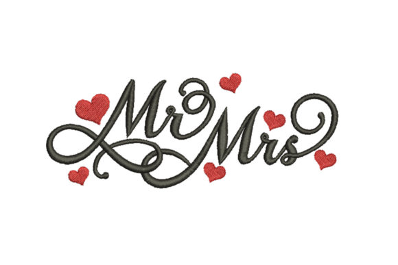 Mr and Mrs Embroidery Design Review for Etsy Shops