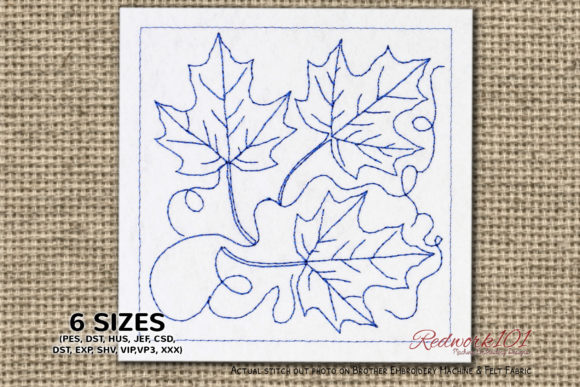 Set of Maple Leaves Bluework – A Small Business Review