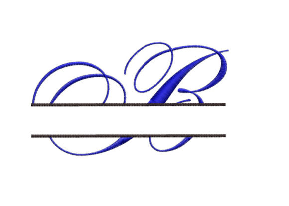 Split Monogram Font Letter B: A Designer's Review for Small Business Merch
