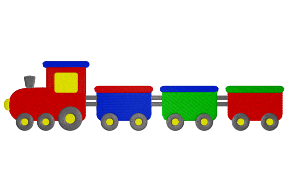 Toy Train Embroidery Design Review for Boutique Sweatshirts
